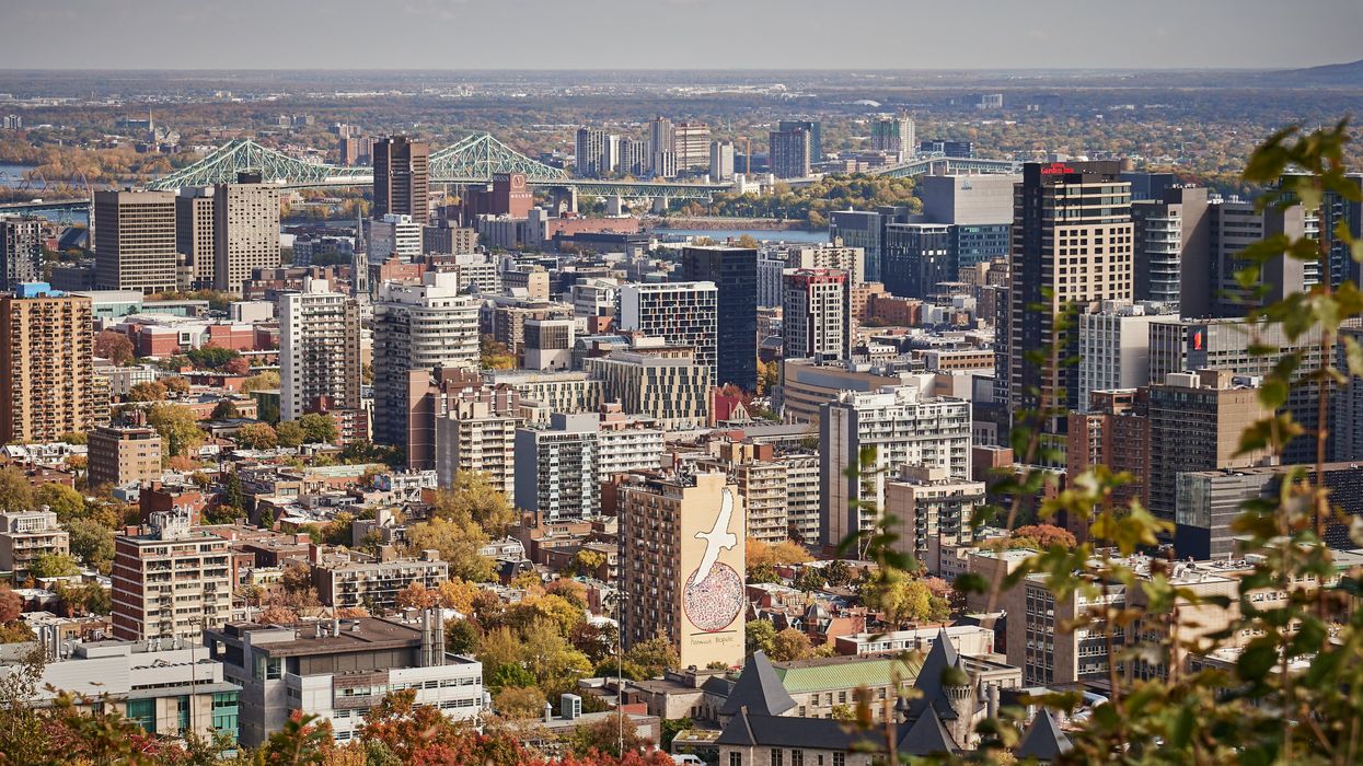 Vue sur Montréal et la Rive-Sud.