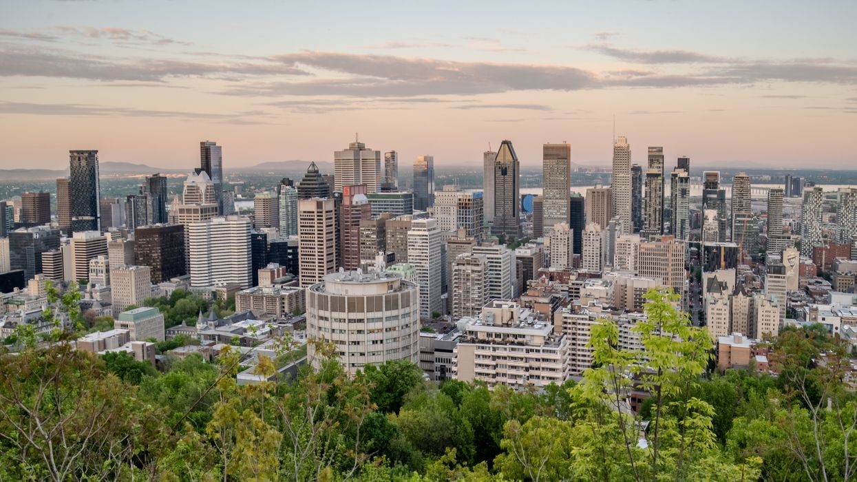 Vue sur Montréal.