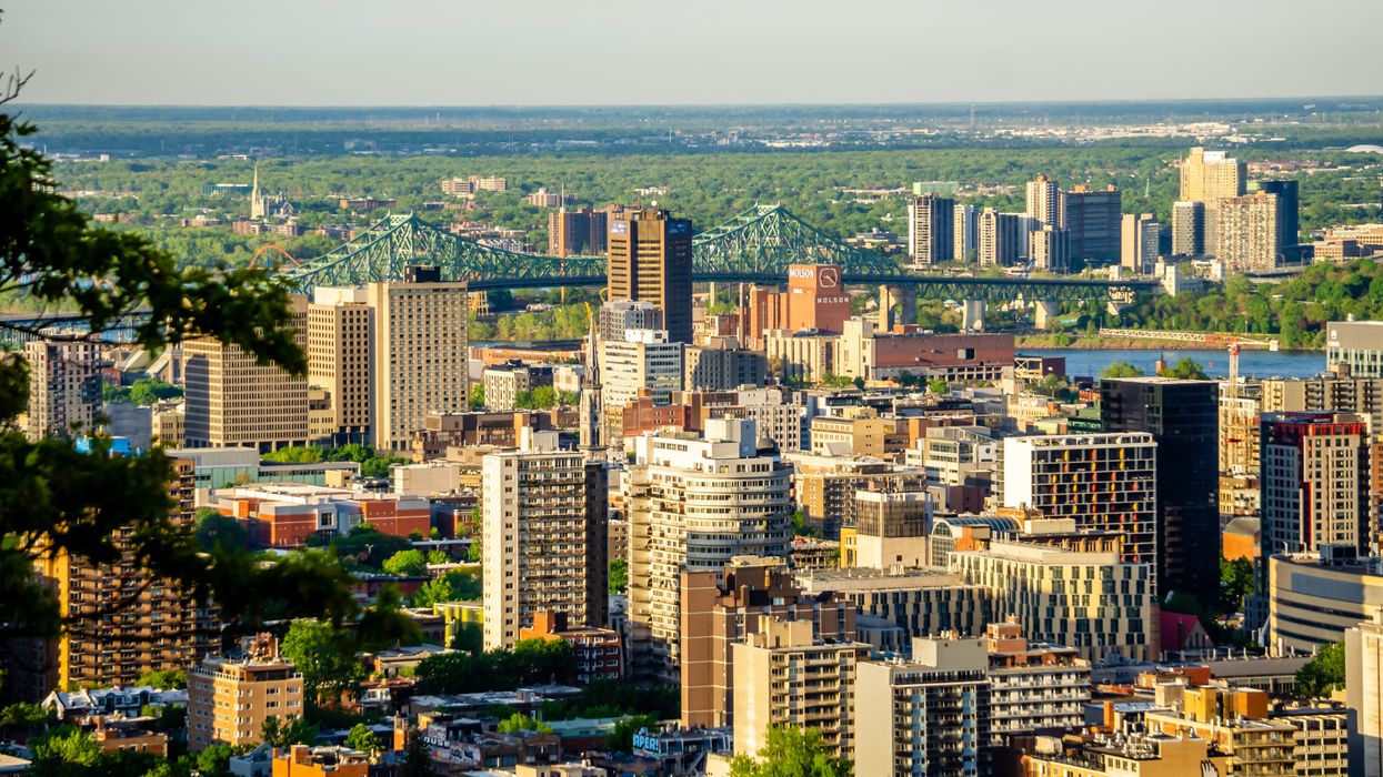 Vue sur Montréal.