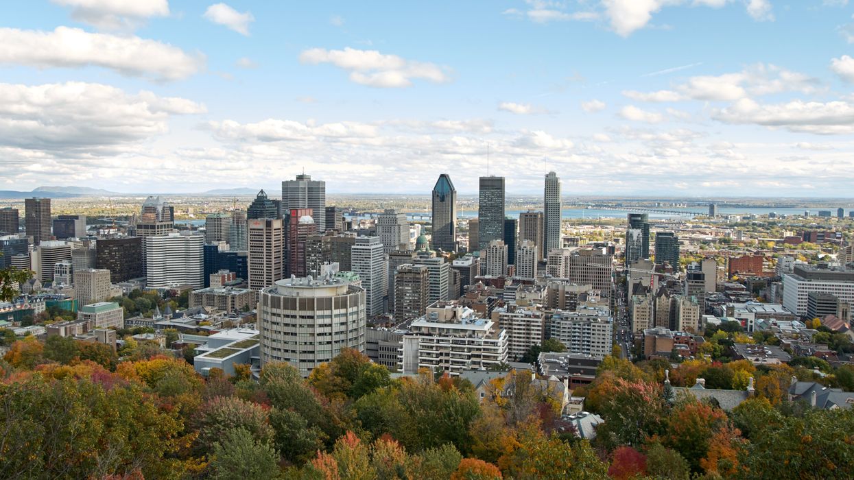 Vue sur Montréal.