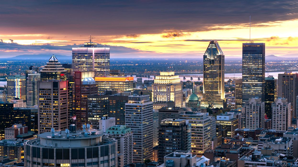 Vue sur Montréal.