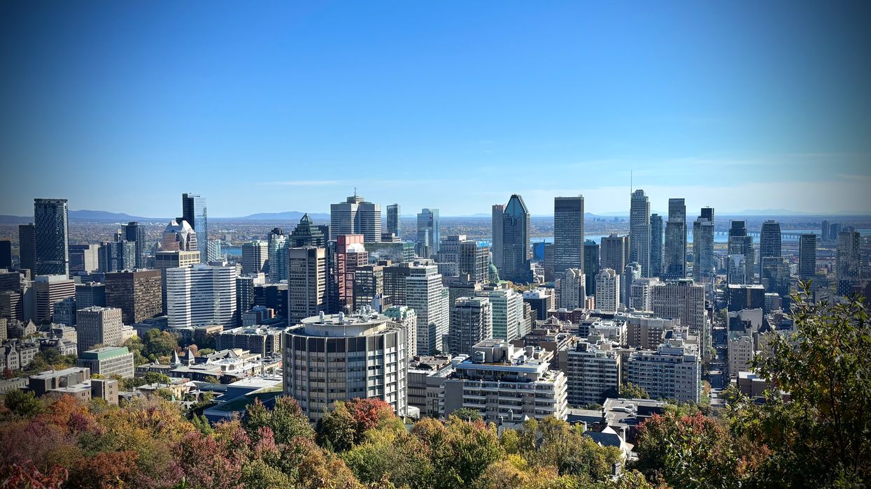Vue sur Montréal.