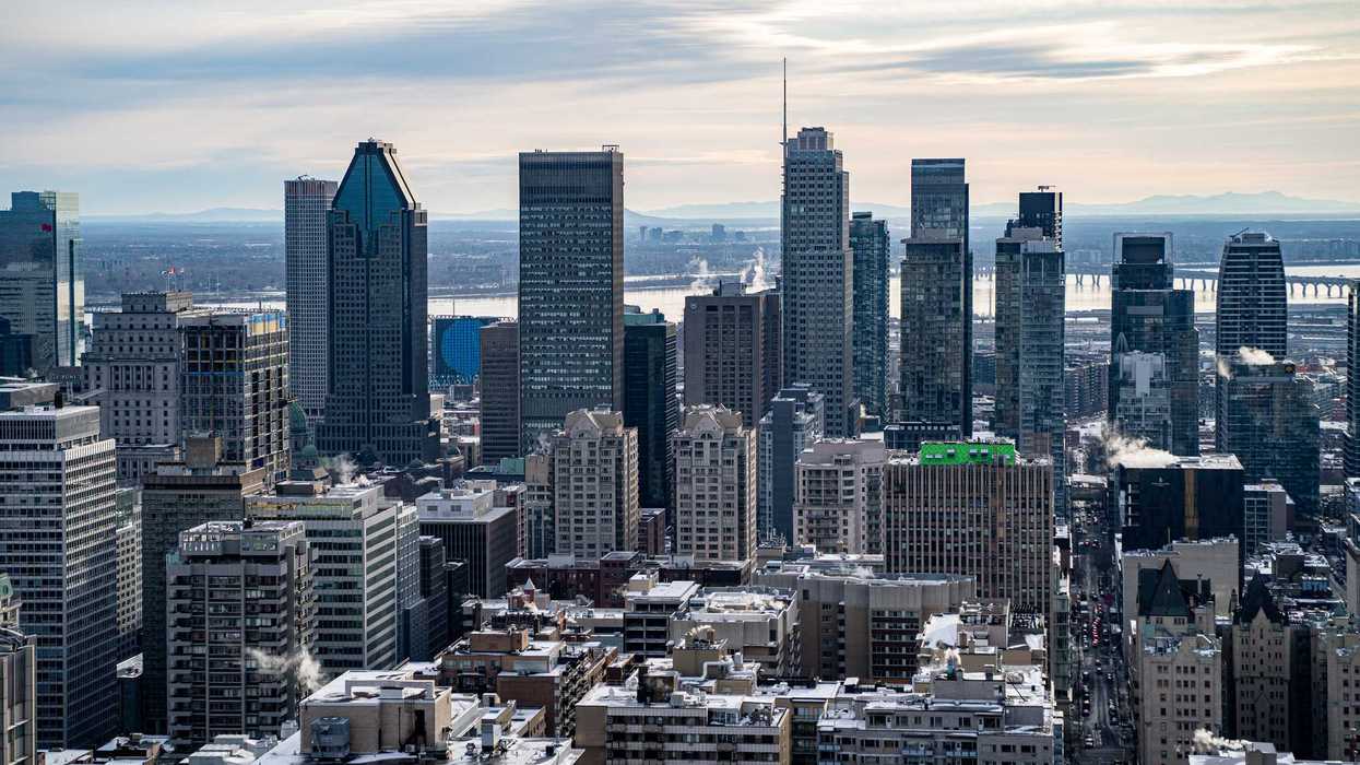 Vue sur Montréal.