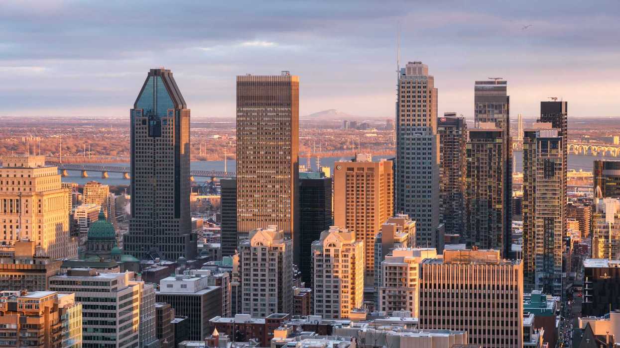 Vue sur Montréal.