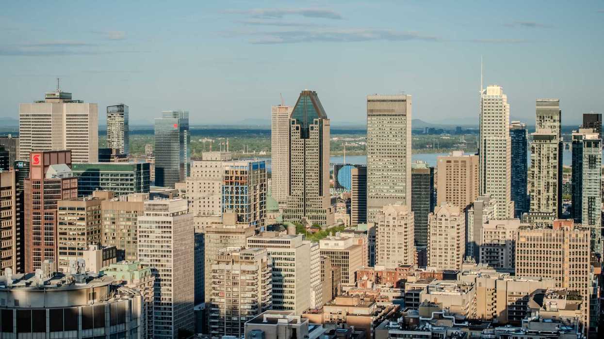 Vue sur Montréal.
