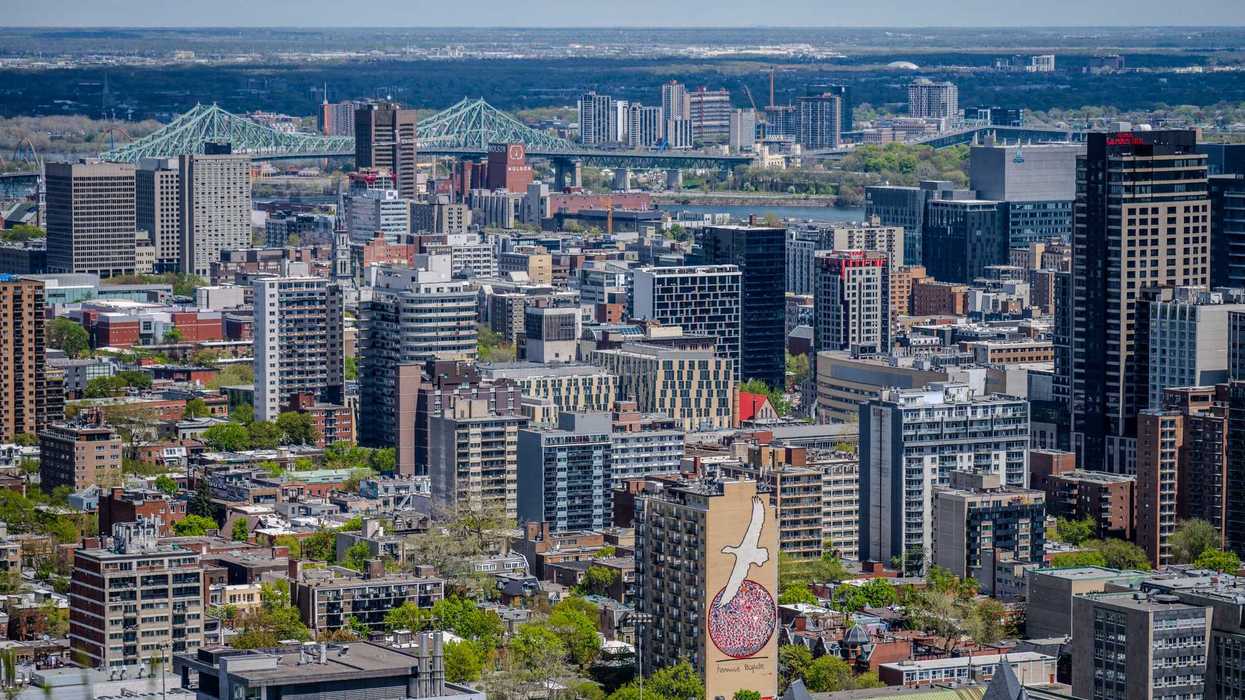 Vue sur Montréal.