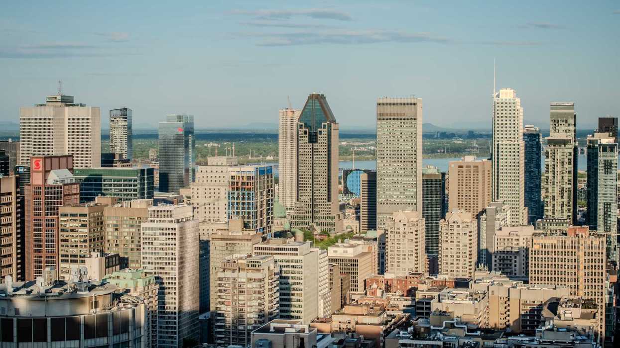 Vue sur Montréal.