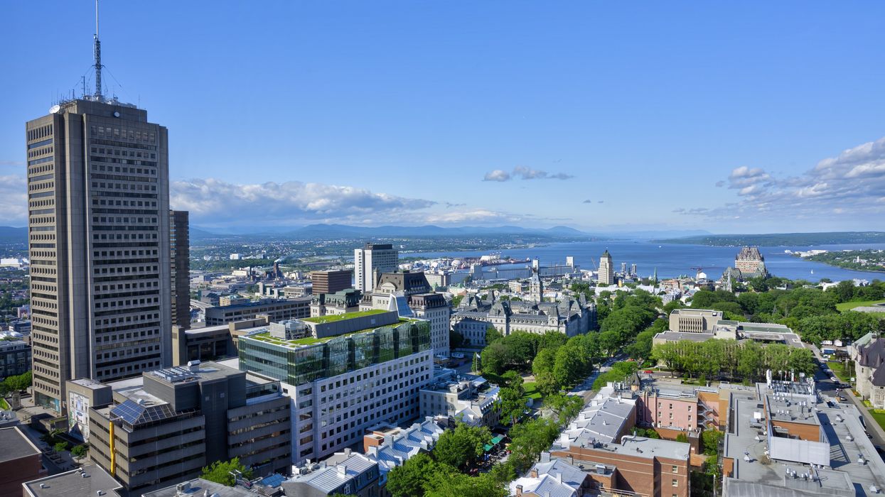 Vue sur Québec.
