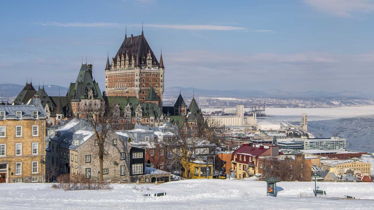 Vue sur Québec.
