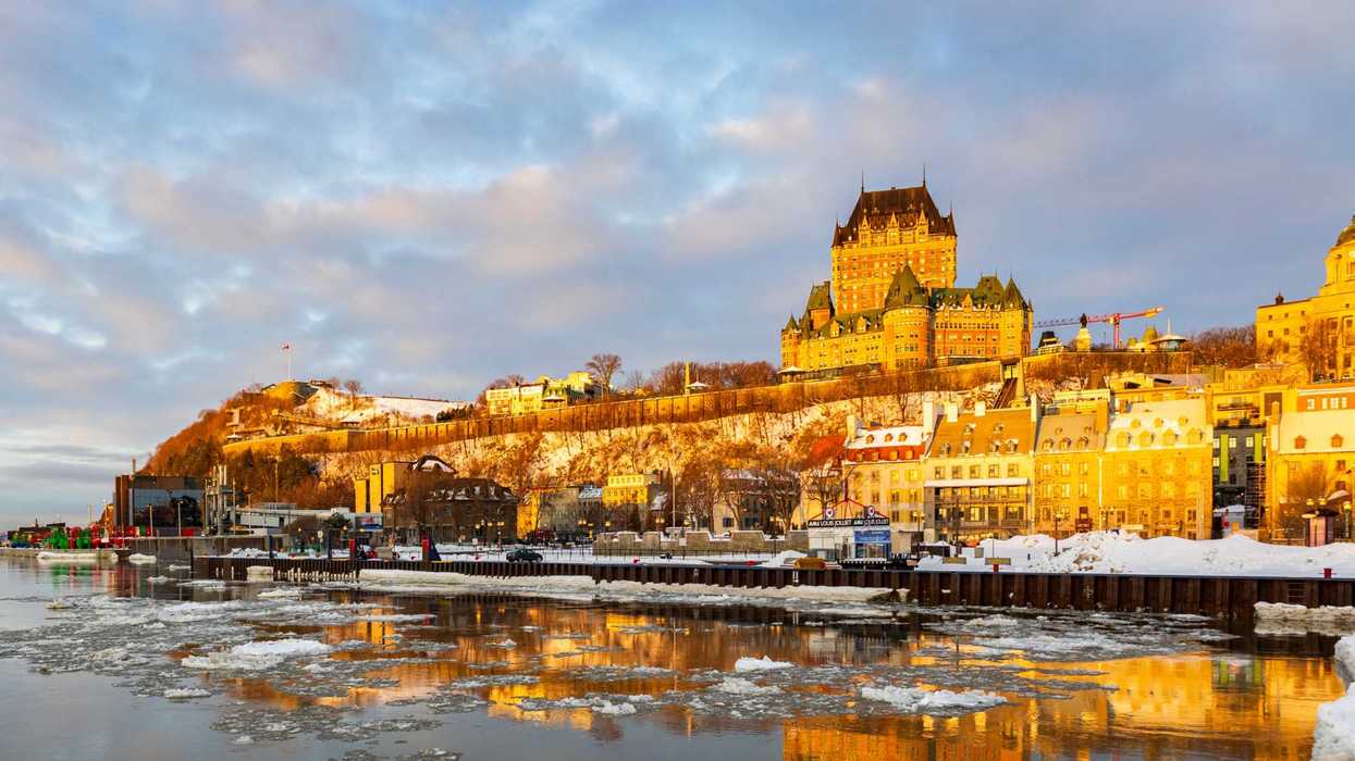 Vue sur Québec.