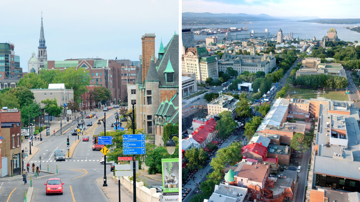 Vues des deux villes.