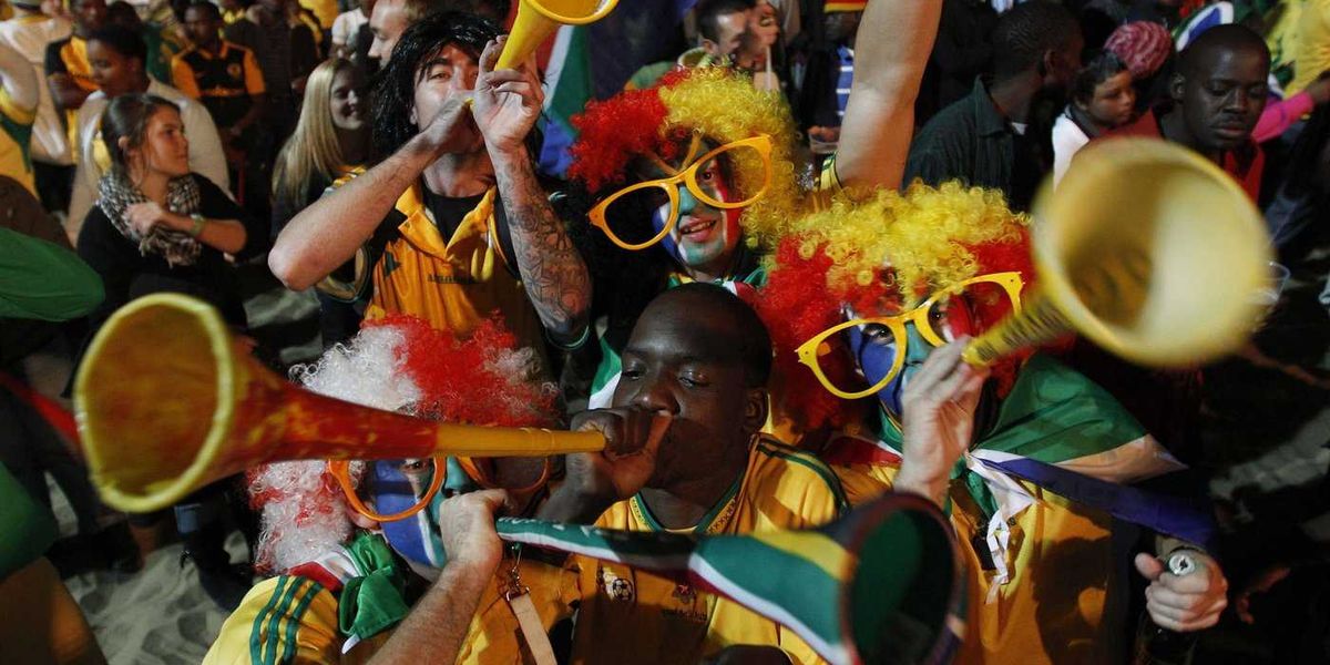 FIFA’s World Cup stadium code bans vuvuzelas, says body paint isn’t clothing FIFA’s World Cup stadium code bans vuvuzelas, says body paint isn’t clothing