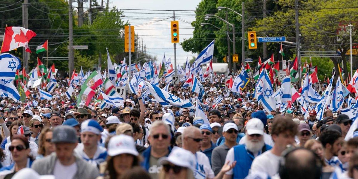 Walk With Israel draws tens of thousands in Toronto amid tight security Walk With Israel draws tens of thousands in Toronto amid tight security