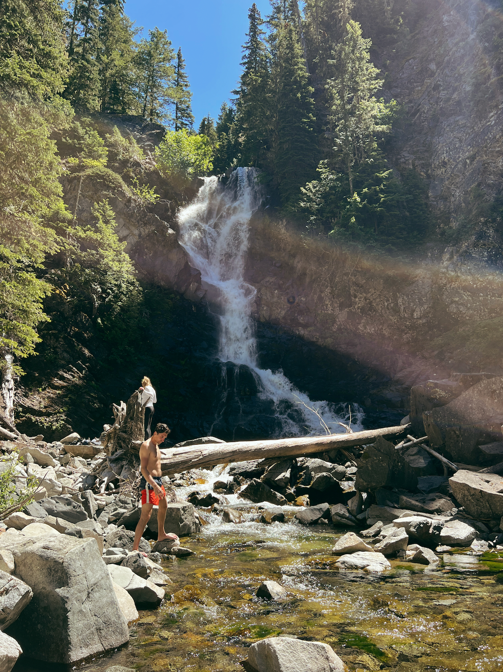 Waterfall in E.C. Manning Park.