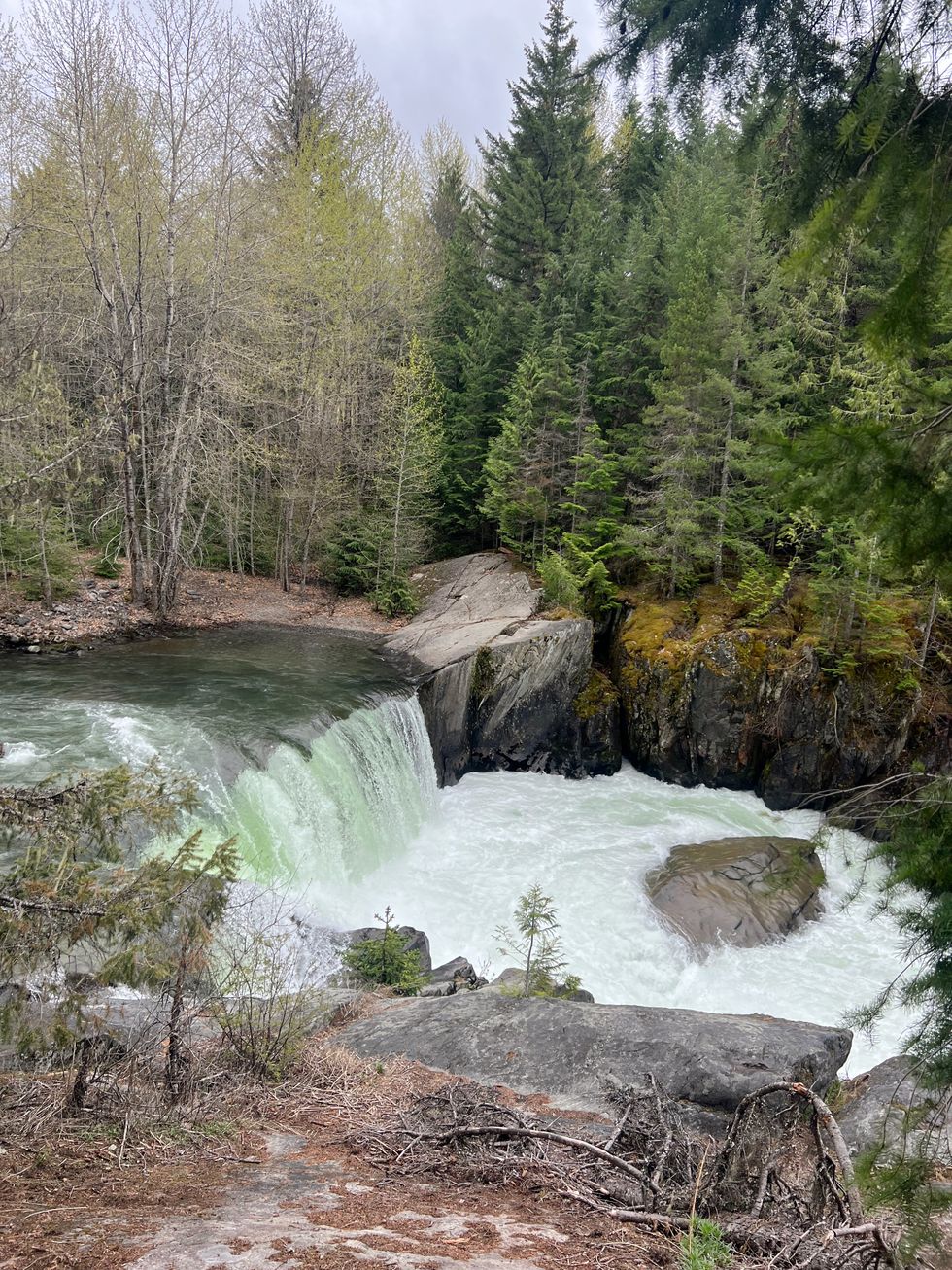 Waterfall in Whsitler, B.C.