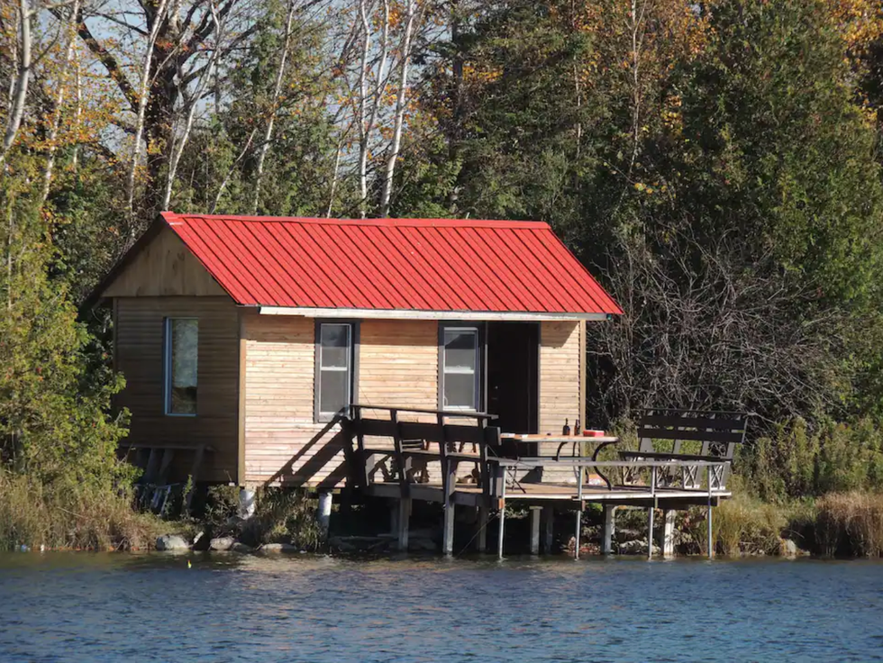 Waterfront Cabin on Private Trout Lake.