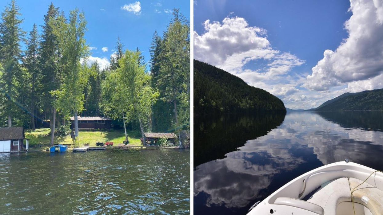 Waterfront property for sale in B.C. Right: Mahood Lake, B.C.