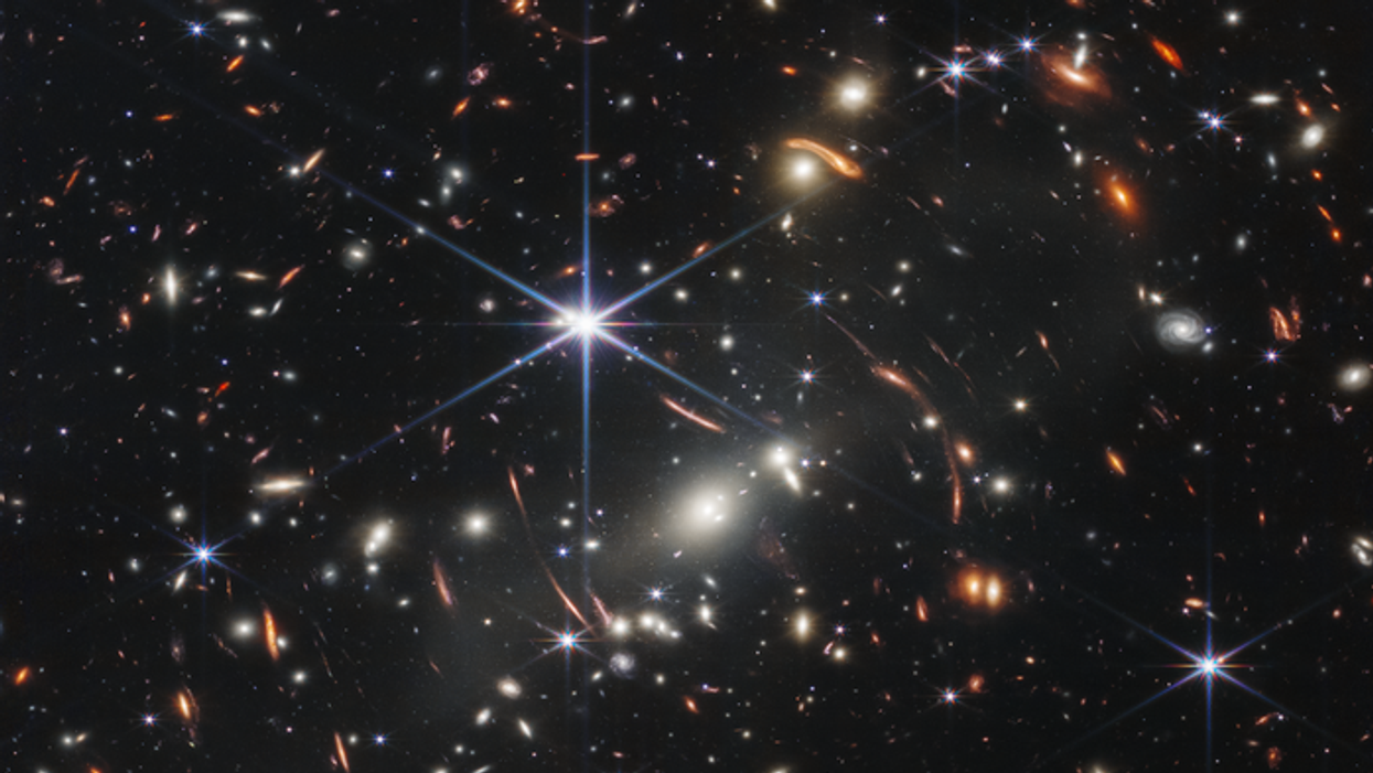 Webb's First Deep Field as taken by the James Webb Space Telescope.