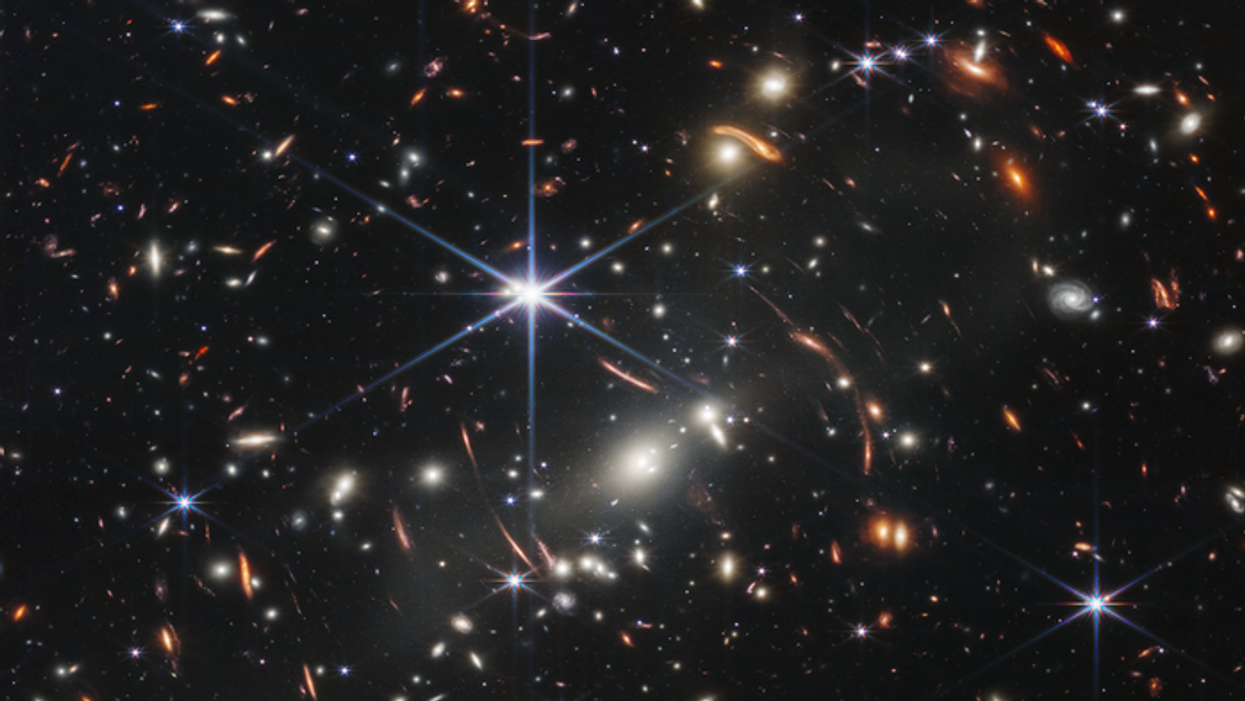 Webb's First Deep Field as taken by the James Webb Space Telescope.
