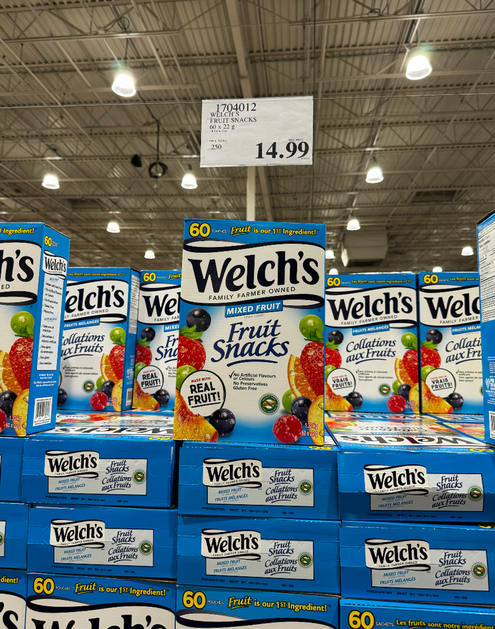 Welch's Fruit Snacks.