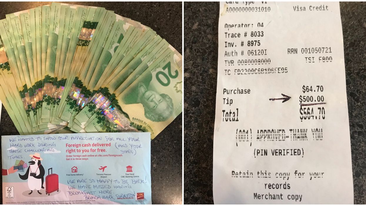 Wellington Diner In Ottawa Gets $1500 In Tips From Generous Returning Customer