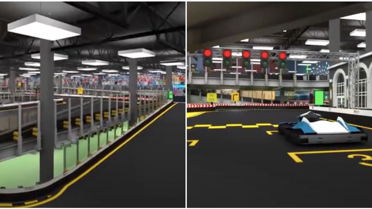 West Edmonton Mall's Go-Kart Track Is Opening Soon & A Preview Video Just Came Out