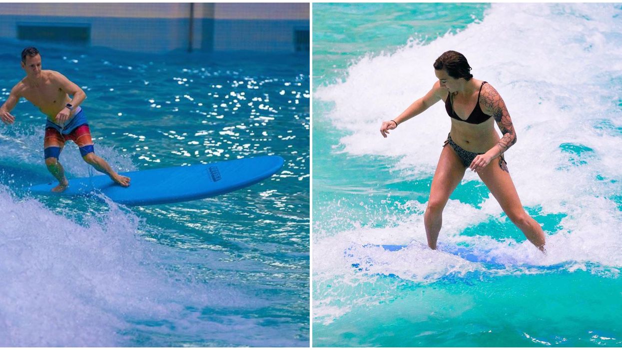 West Edmonton Mall's World Waterpark Has Indoor Surfing