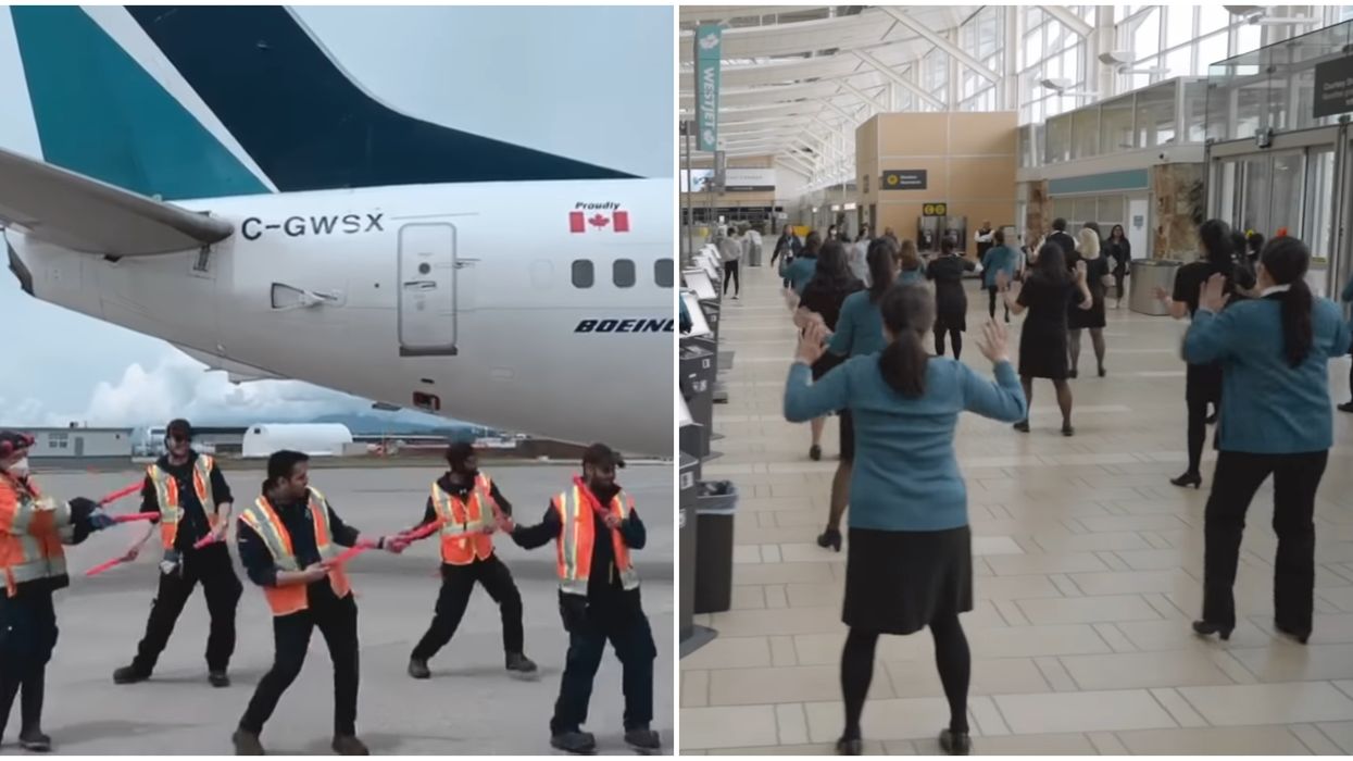 WestJet Staff Took Over A Totally Empty YVR Airport & Had An Epic Dance Party (VIDEO)