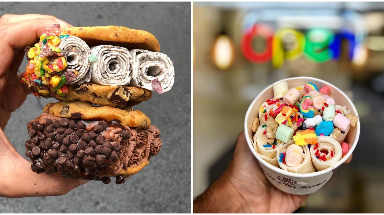 Where's The Scoop Rolled Ice Cream In Georgia Opens Today With Tons Of Flavor Combos