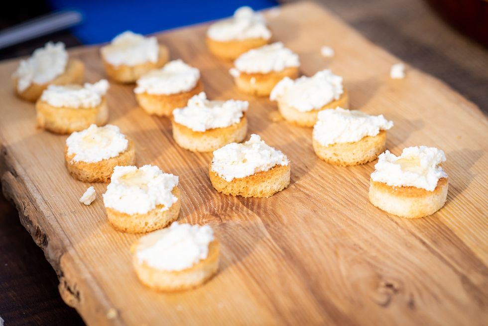 Whipped Ricotta toast with Honey, Cracked Black Pepper and Lemon