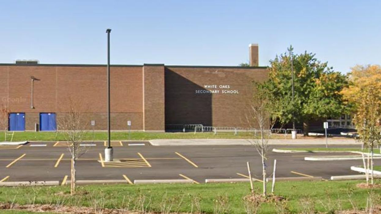 White Oaks Secondary School in Oakville.