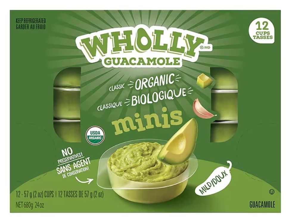 Wholly Guacamole organic minis.