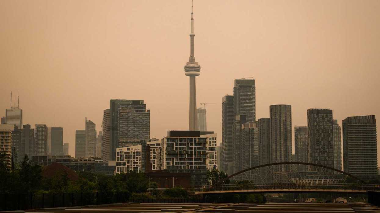 Wildfire smoke chokes southern Ontario skies