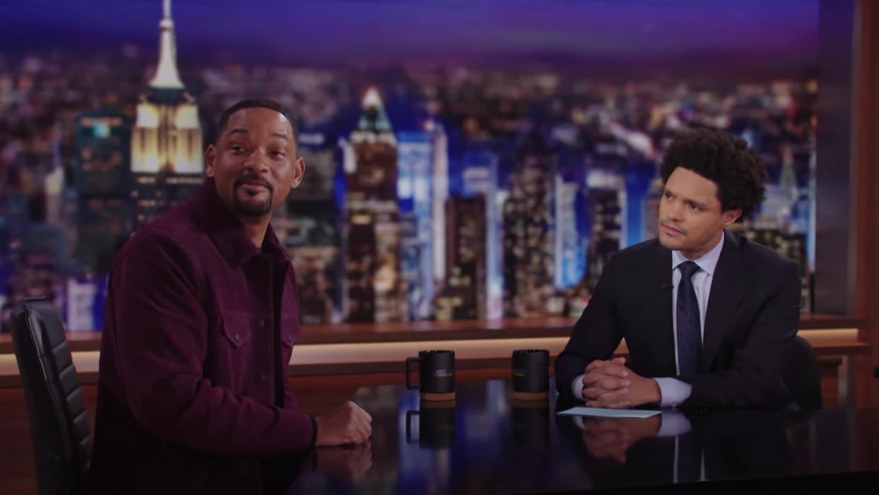 Will Smith on The Daily Show With Trevor Noah.