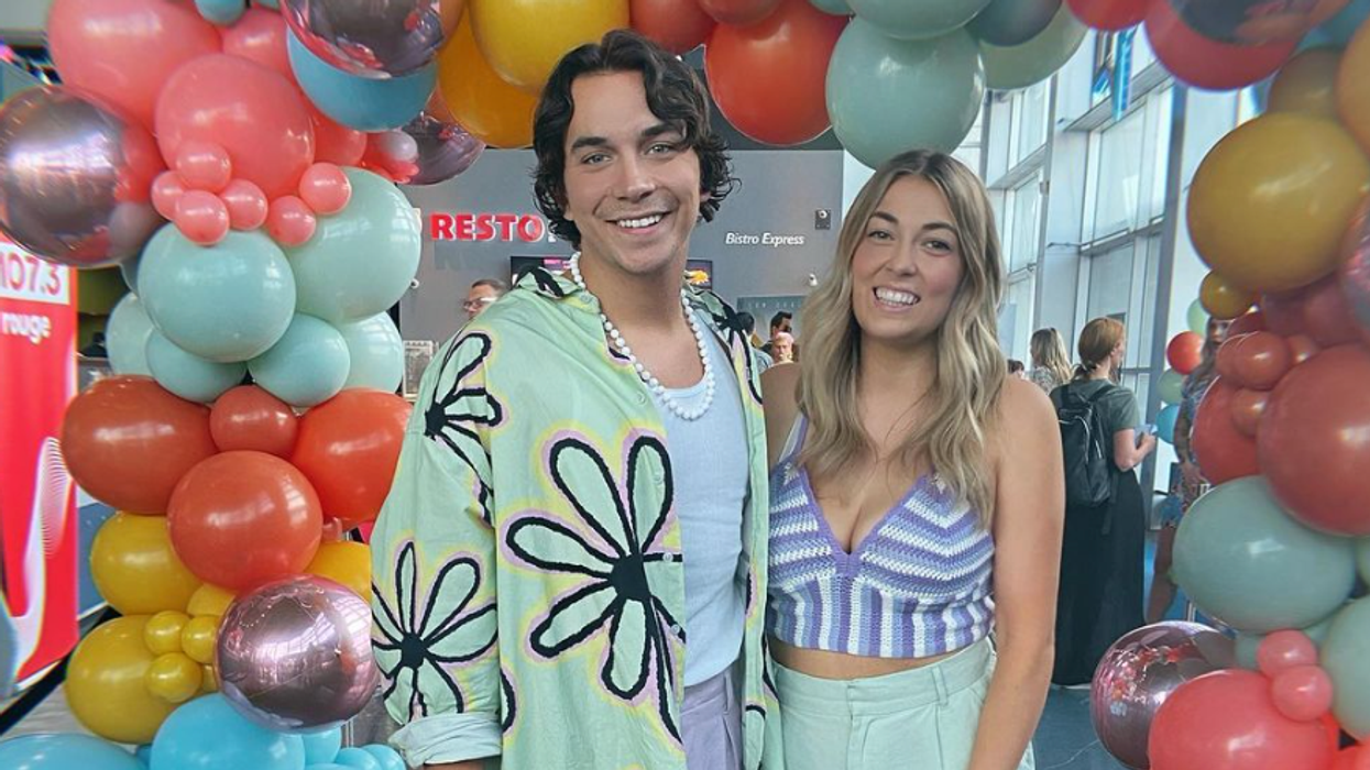 William Cloutier et sa fiancée Sara Dagenais.