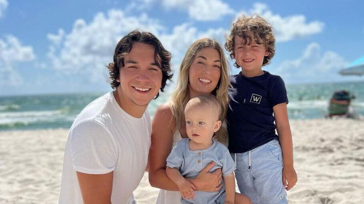 William Conjointe, sa fiancée Sara et leurs enfants.