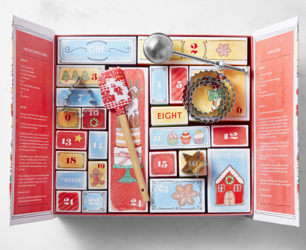 Williams Sonoma Holiday Advent Calendar: 24 Days of Baking Cookies.
