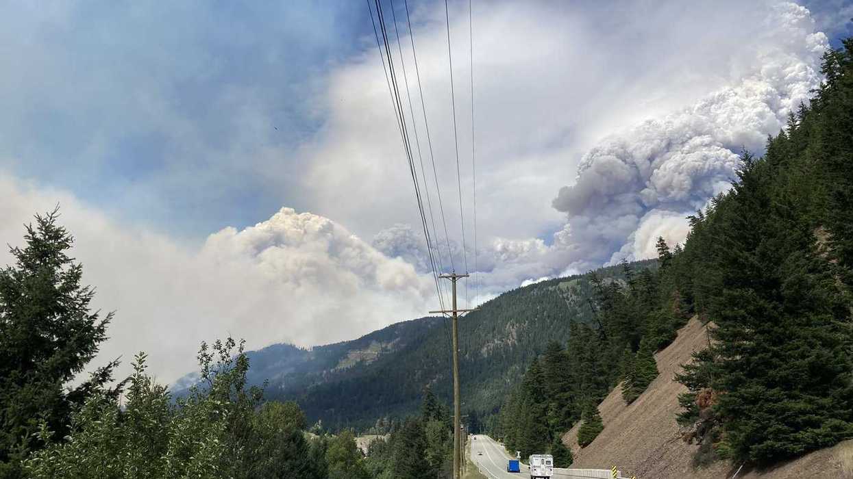 Wind fanning Brunswick Complex fire in B.C.