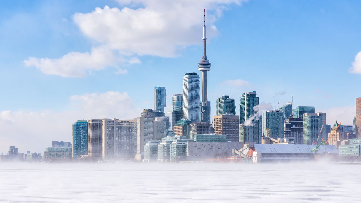 Winter weather in Toronto.