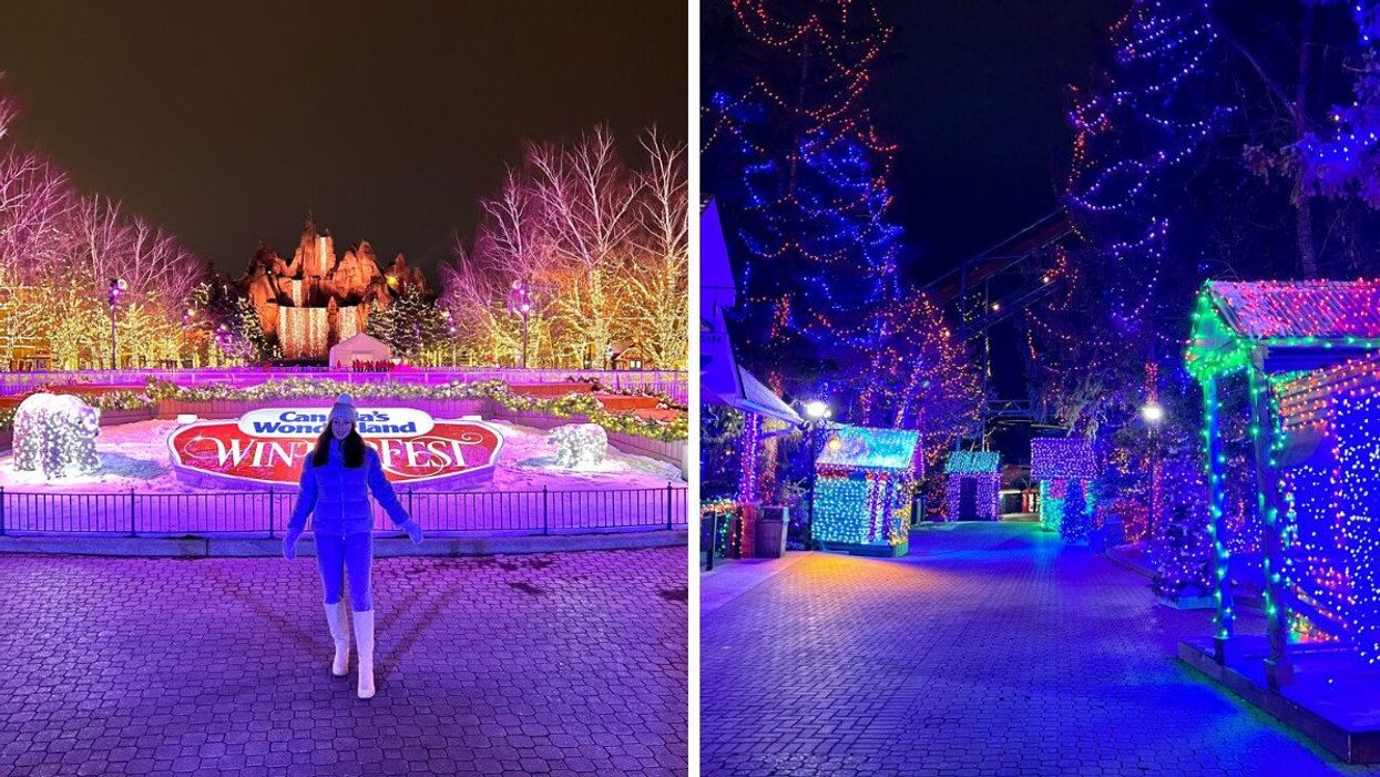 WinterFest at Canada's Wonderland.