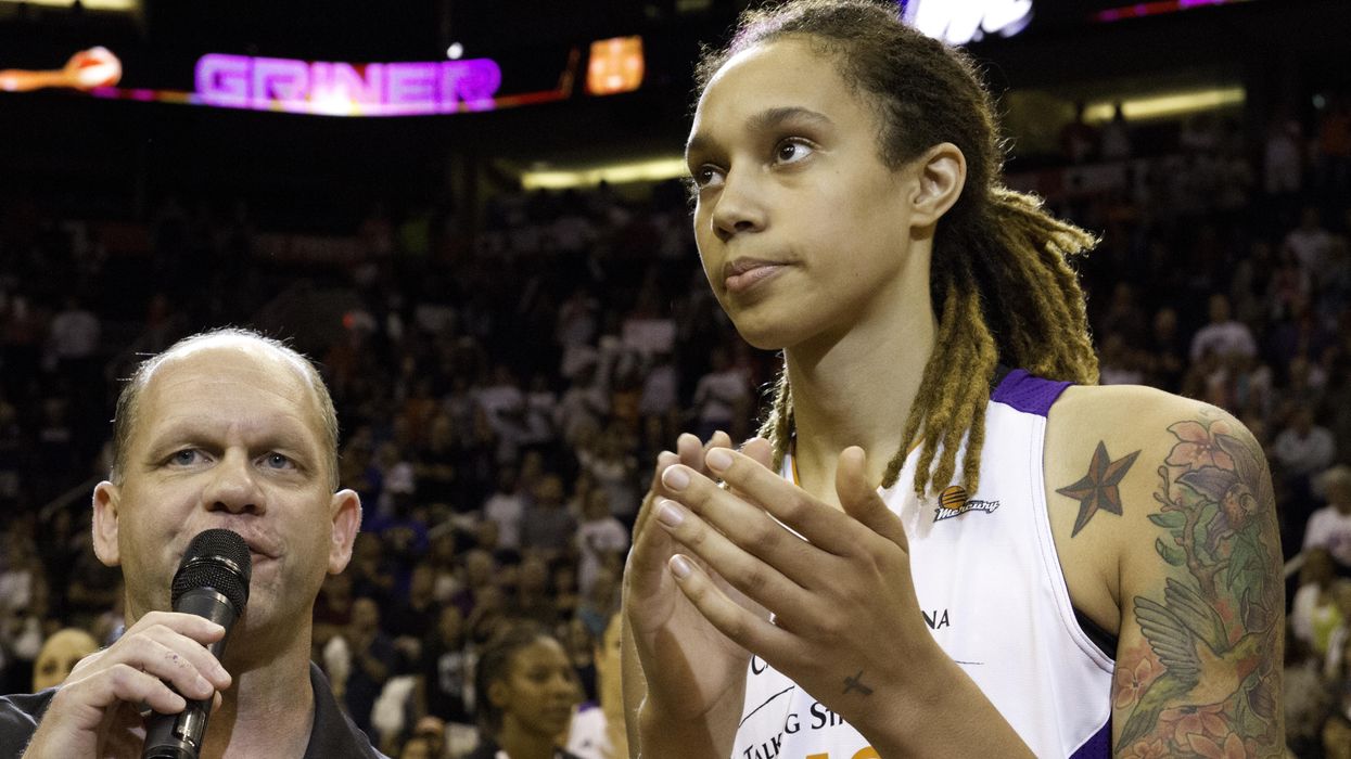 WNBA player Brittney Griner.