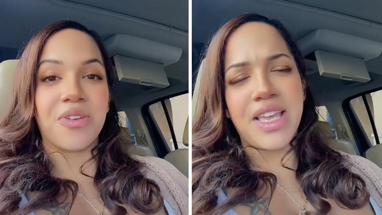 Woman shares her story in a TikTok video.