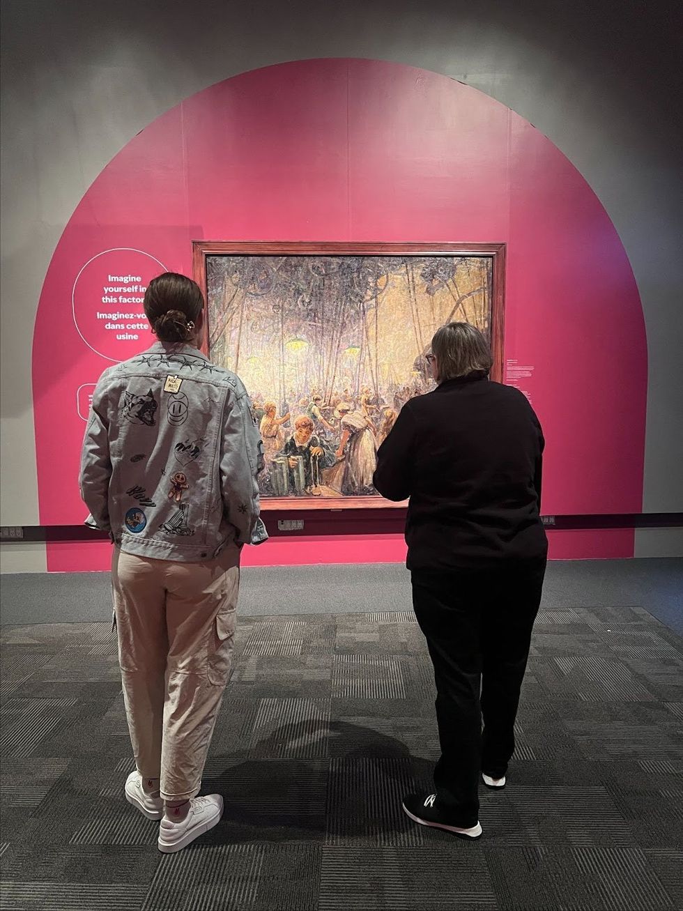'Women Making Shells' by Henrietta Mabel, May, 1919.