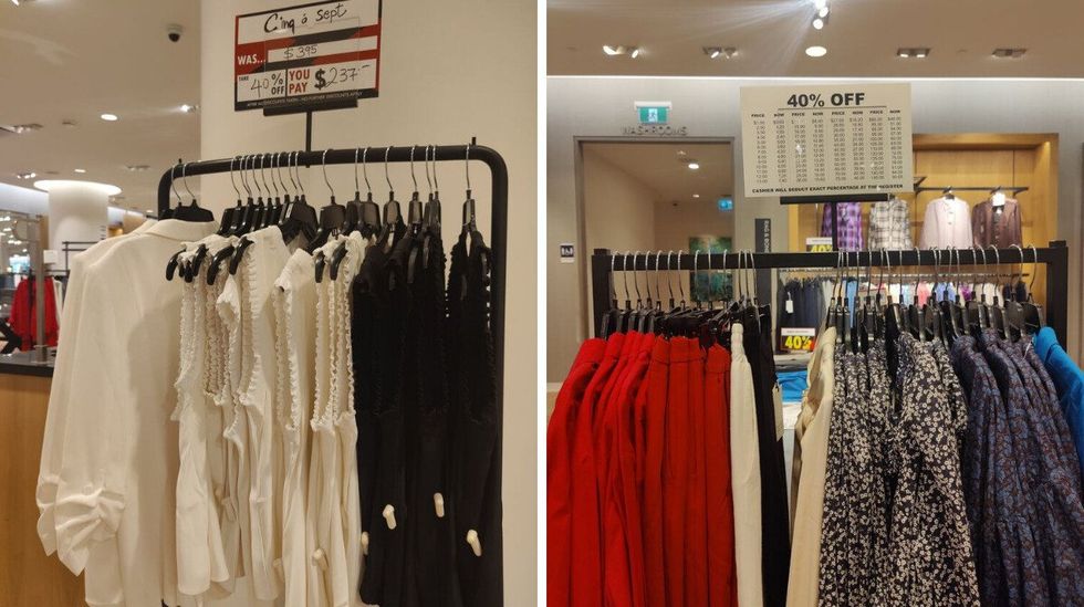 Women's attire at Nordstrom.