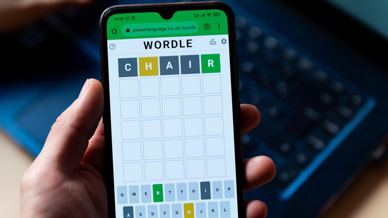 Wordle on a phone screen.