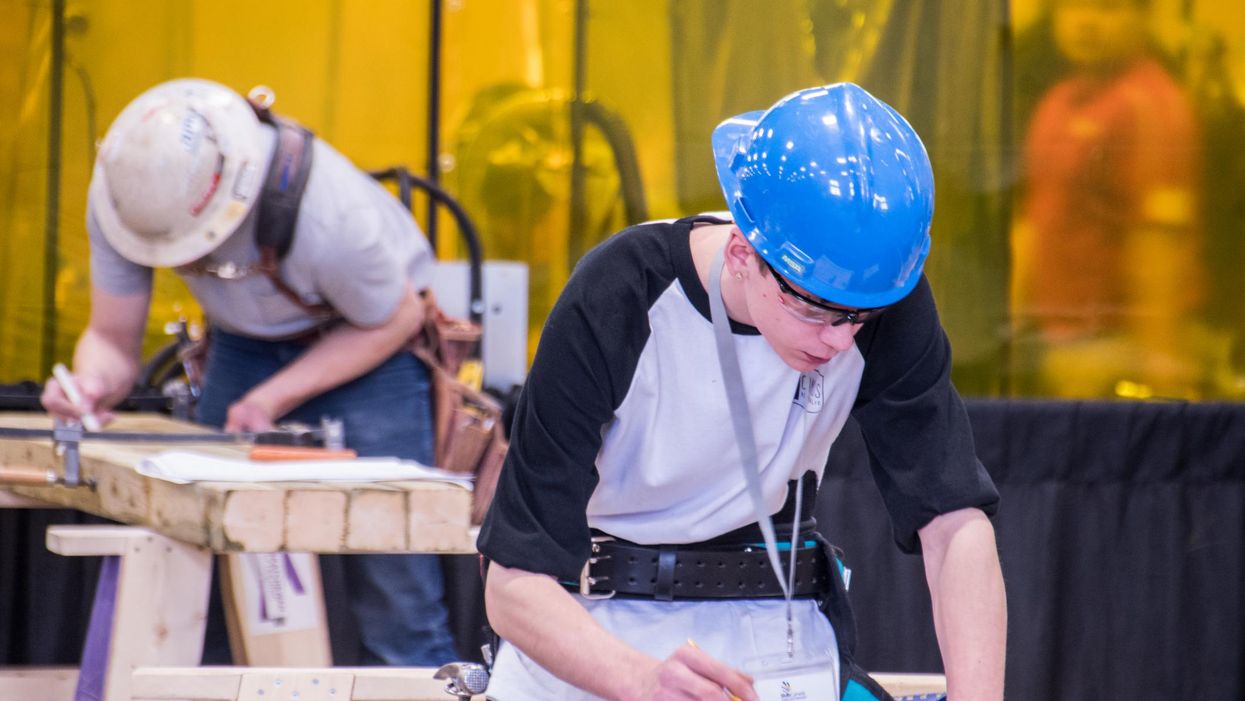 Workers in the skilled trades.
