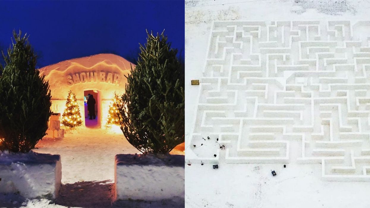 World's Largest Snow Maze Is In Canada & Now It's Getting Even More Massive