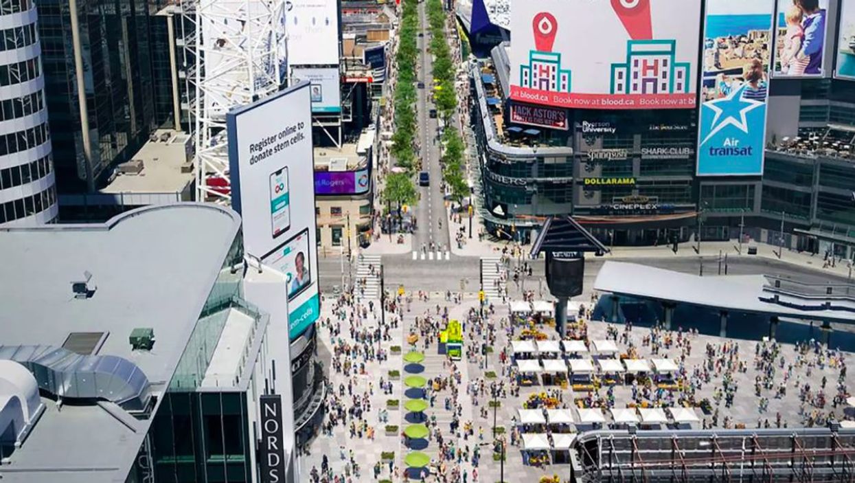 Yonge Street Is Being Transformed Into A Pedestrian-Only Zone (PHOTOS)