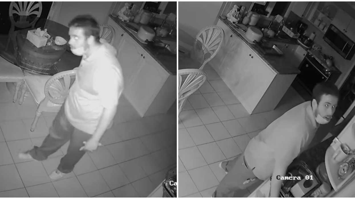York Regional Police Video Shows Man Breaking Into A Sleeping Couple's House