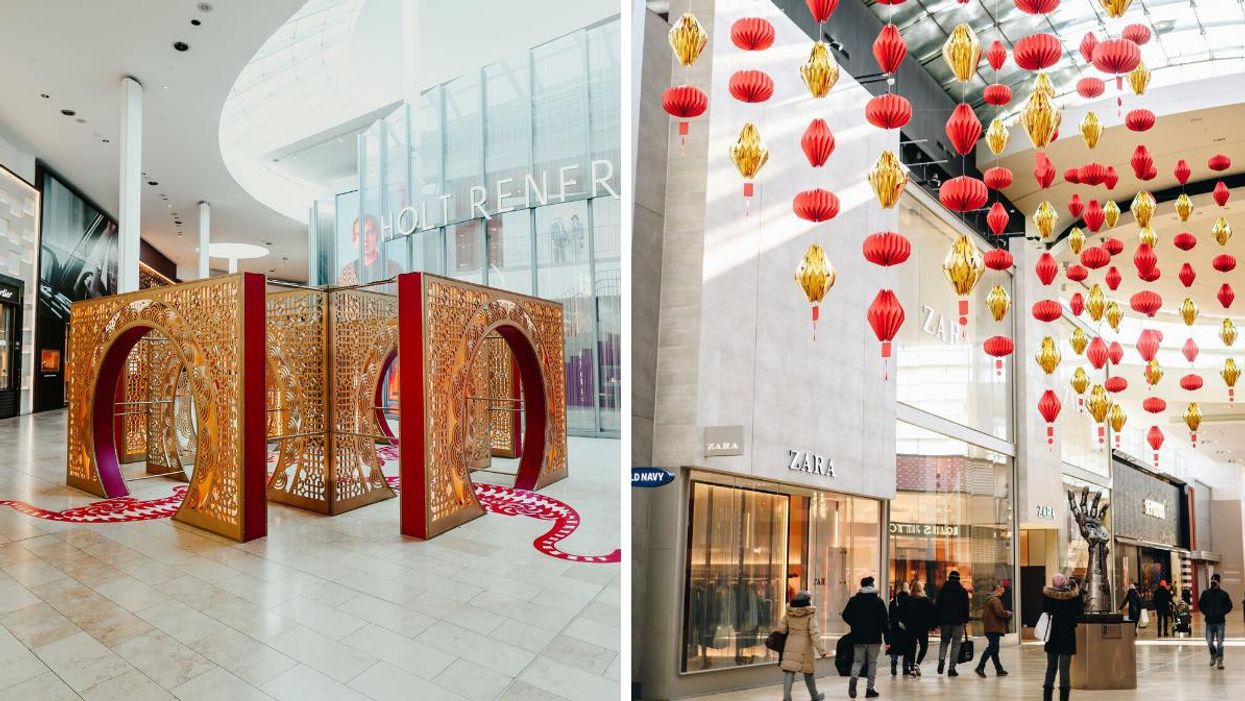 Yorkdale Shopping Centre Has A Golden "Gateway Through Time" To Celebrate Lunar New Year